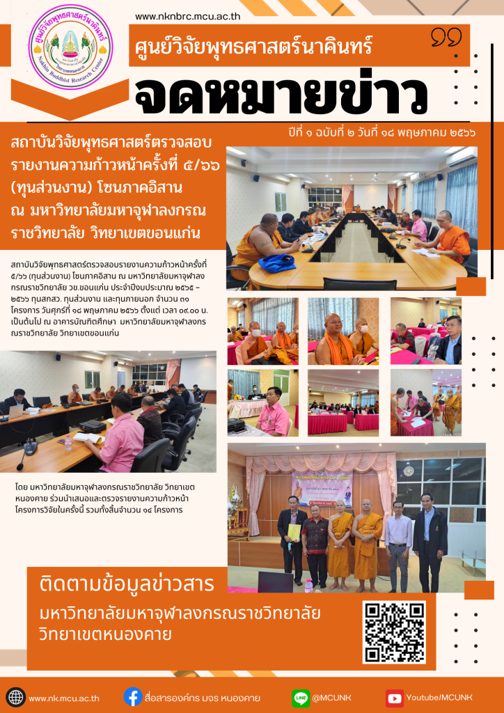 ปีที่ 1 ฉบับที่ 2 วันที่ 18 พฤษภาคม 2566