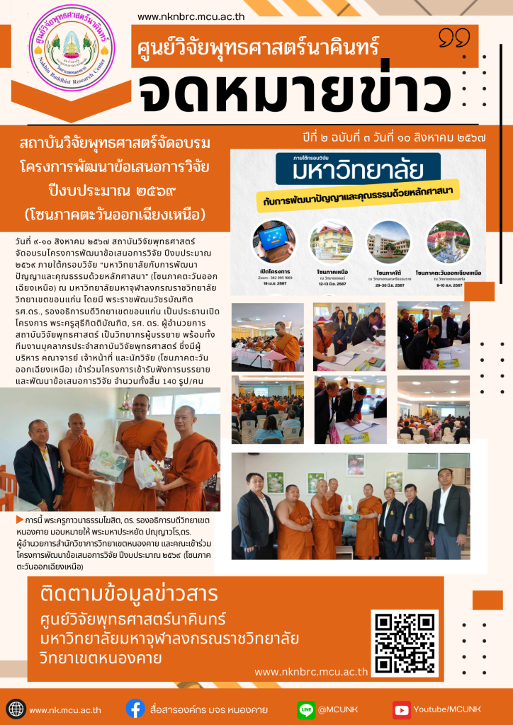 ปีที่ 2 ฉบับที่ 3 วันที่ 10 สิงหาคม 2567